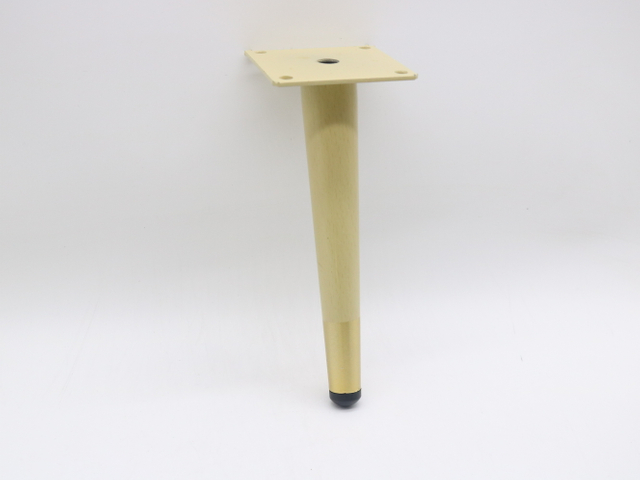 Jambes coniques adaptées aux besoins du client de chaise de Tableau de fer en métal de cône pour la jambe de sofa de meubles