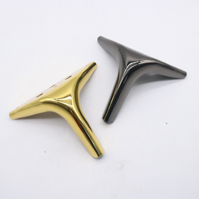 Jambes modernes de Cabinet de triangle de décoration en gros pour des accessoires de meubles de sofa